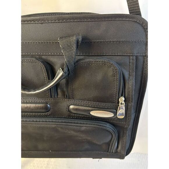 Samsonite laptop computer bag padded black 17x14x5.5" multi compartments - Picture 3 of 12